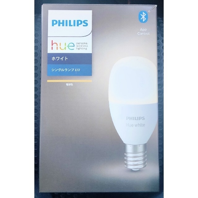 PHILIPS - Philips Hue (ヒュー) ホワイトシングルランプE17(電球色)の