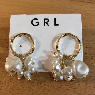 グレイル(GRL)の田中みな実　デザインパールピアス(ピアス)