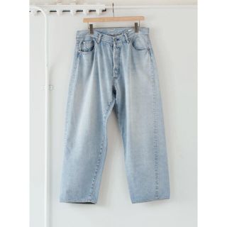 コモリ(COMOLI)のCOMOLI 21SS デニム5Pパンツ ブリーチ サイズ1 新品未使用(デニム/ジーンズ)