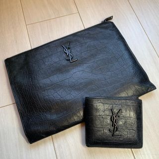 サンローラン(Saint Laurent)のモノグラム・サンローラン　クラッチバック(セカンドバッグ/クラッチバッグ)