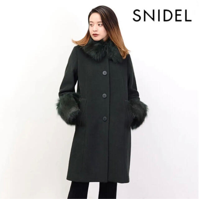 snidel ポイントエコファーコート