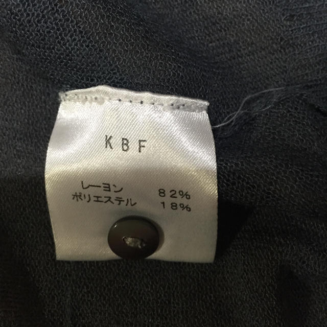 KBF(ケービーエフ)のKBF 五分袖カーディガン レディースのトップス(カーディガン)の商品写真