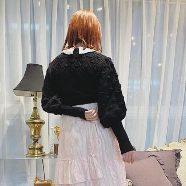 Honey mi Honey(ハニーミーハニー)のお値下げ♡mohair puff sleeve knit♡ レディースのトップス(ニット/セーター)の商品写真