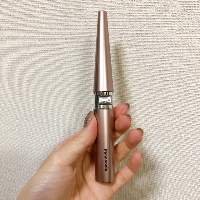 Panasonic(パナソニック)のPanasonic まつげくるん 回転コーム EH-SE60 ピンクゴールド コスメ/美容のメイク道具/ケアグッズ(ホットビューラー)の商品写真