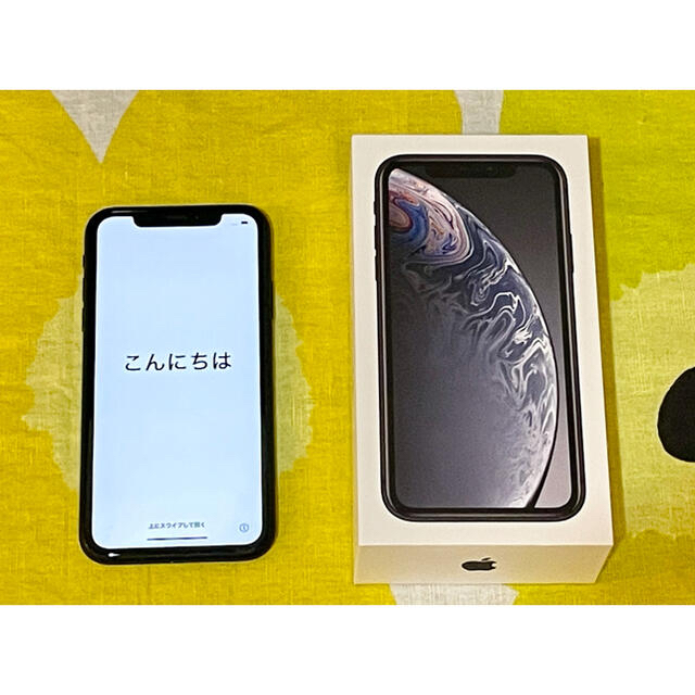 iPhone(アイフォーン)のiPhone XR simフリー　京都Apple storeでの購入品 スマホ/家電/カメラのスマートフォン/携帯電話(スマートフォン本体)の商品写真