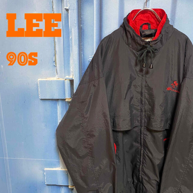 Lee(リー)の90s Lee sport ナイロンジャケット ゆるだぼ ワンポイント 刺繍ロゴ メンズのジャケット/アウター(ナイロンジャケット)の商品写真