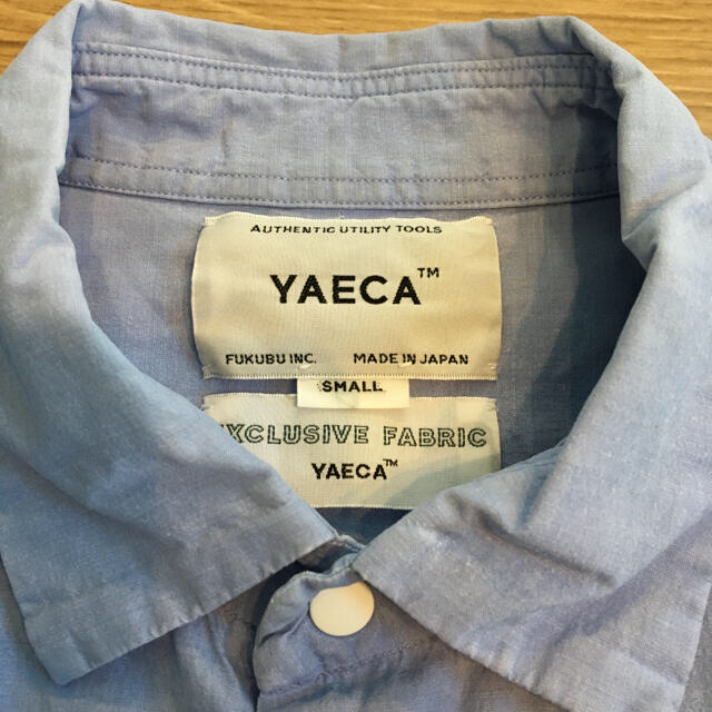 YAECA コンフォートシャツ サックスブルー - シャツ