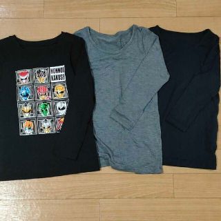 ユニクロ(UNIQLO)のヒートテック 110 120 男の子 3枚セット(Tシャツ/カットソー)