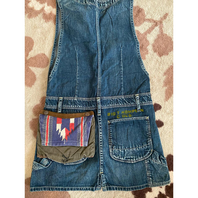 DENIM DUNGAREE(デニムダンガリー)のデニム　ダンガリー　デニム　ジャンバースカート　新品 キッズ/ベビー/マタニティのキッズ服女の子用(90cm~)(ワンピース)の商品写真