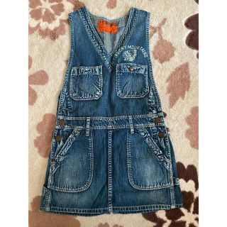 デニムダンガリー(DENIM DUNGAREE)のデニム　ダンガリー　デニム　ジャンバースカート　新品(ワンピース)