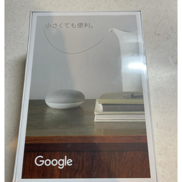 Google(グーグル)のGoogle HOME Nestmini チョーク　第二世代 スマホ/家電/カメラのオーディオ機器(スピーカー)の商品写真