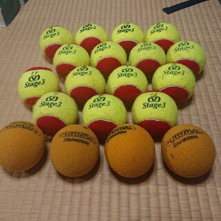 しましまさん専用　テニスボール　プレイ＆ステイ　ステージ３　15個(ボール)