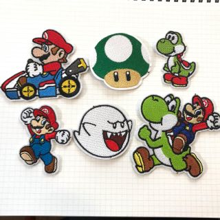 マリオ　ワッペン　6枚　セット　テレサ(各種パーツ)