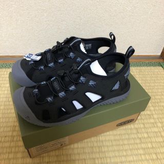 キーン(KEEN)のKEEN SOLR SANDAL BLACK/STEEL GREY 25cm(サンダル)