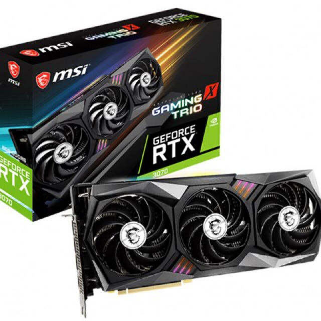 MSI GeForce RTX 3070 GAMING X TRIO 8G スマホ/家電/カメラのPC/タブレット(PCパーツ)の商品写真