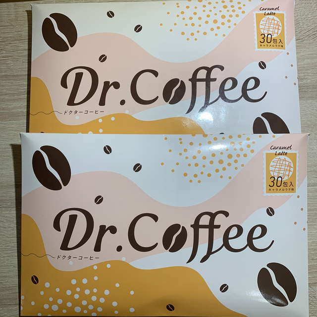 2個！ドクターコーヒー キャラメルラテ味 30包入 【新品】