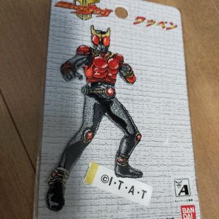 バンダイ(BANDAI)の仮面ライダークウガワッペン新品入園入学目印アップリケ巾着刺繍男の子(その他)