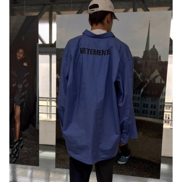 トップスvetements オーバーサイズ シャツ 正規品