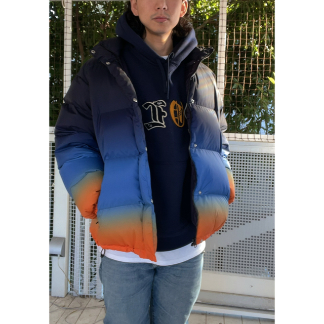 【美品】Supreme Gradient puffy jacket