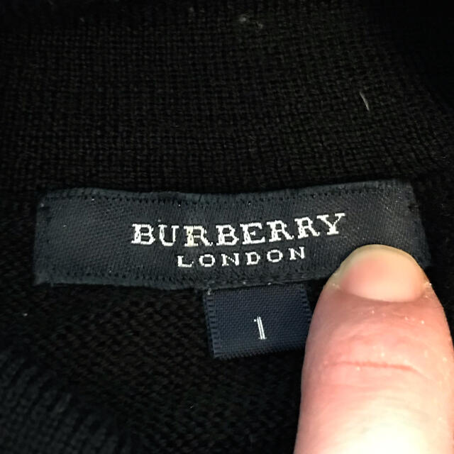 BURBERRY(バーバリー)のバーバリーロンドン　ニット　半袖　サイズ1 レディースのトップス(カットソー(半袖/袖なし))の商品写真