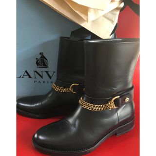 ランバン(LANVIN)のＬＡＮＶＩＮ【新品同様】ランバン　ショートブーツ(ブーツ)