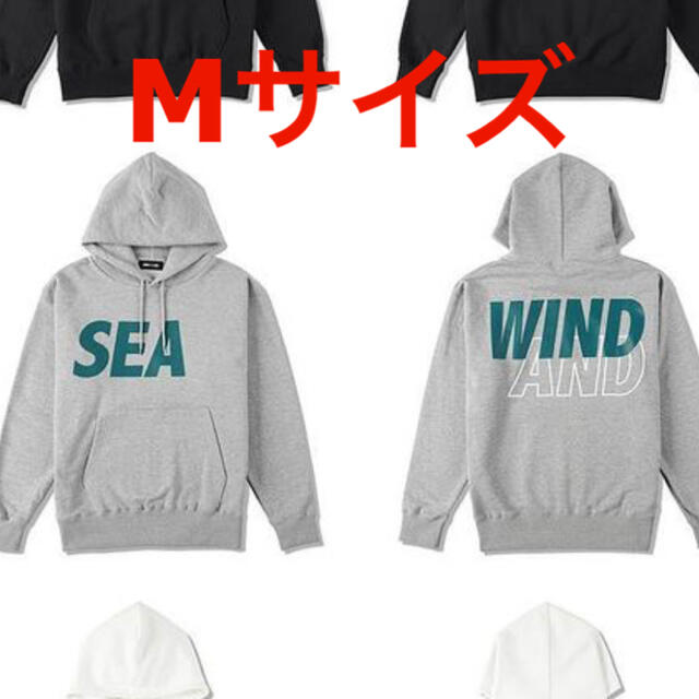 【M】wind and sea wds パーカー グレー grey