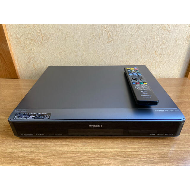 三菱　フルハイビジョンHDD/DVDレコーダー DVR-DW100　作動品