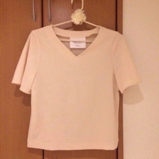 フェリシモ(FELISSIMO)のhaco  シンプルブラウス(Tシャツ(半袖/袖なし))