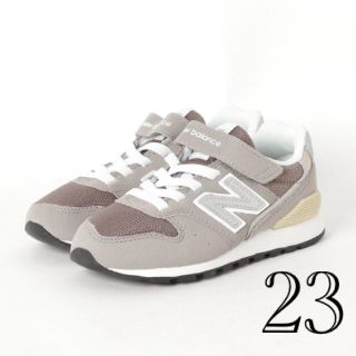 ニューバランス(New Balance)のニューバランス　キッズ　スニーカー　996 グレー　23(スニーカー)