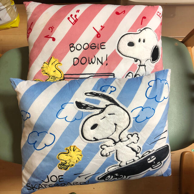 SNOOPY(スヌーピー)のスヌーピー枕セット エンタメ/ホビーのおもちゃ/ぬいぐるみ(キャラクターグッズ)の商品写真