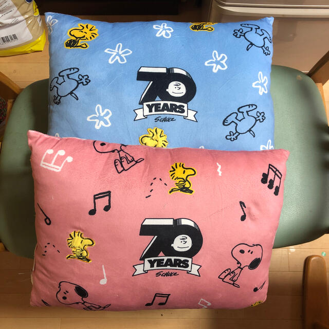 SNOOPY(スヌーピー)のスヌーピー枕セット エンタメ/ホビーのおもちゃ/ぬいぐるみ(キャラクターグッズ)の商品写真