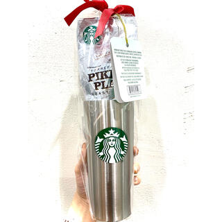 スターバックスコーヒー(Starbucks Coffee)のスタバ☆タンブラー&コーヒーのset☆シルバー(タンブラー)