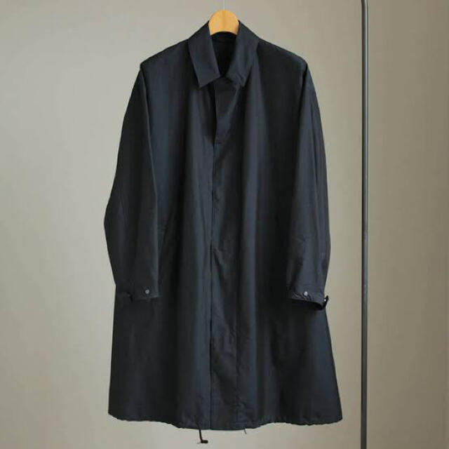 FINX CHAMBRAY BIG SOUTIEN COLLAR COAT