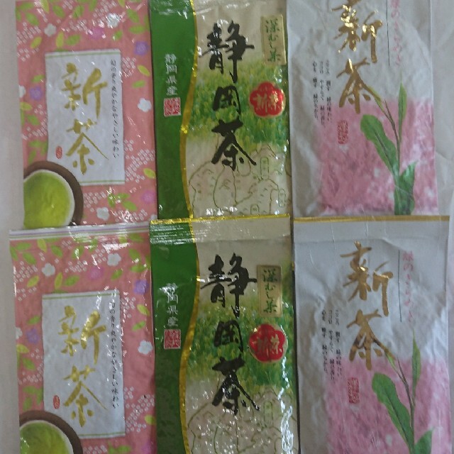 静岡県産 深蒸し茶 飲み比べ100g6袋 食品/飲料/酒の飲料(茶)の商品写真