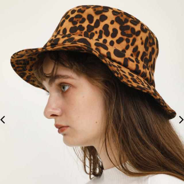 SLY(スライ)のSLY レオパード柄　バケットハット レディースの帽子(ハット)の商品写真