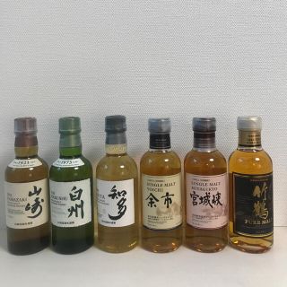 サントリー(サントリー)のサントリー　山崎　白州　180ml   6本セット(ウイスキー)