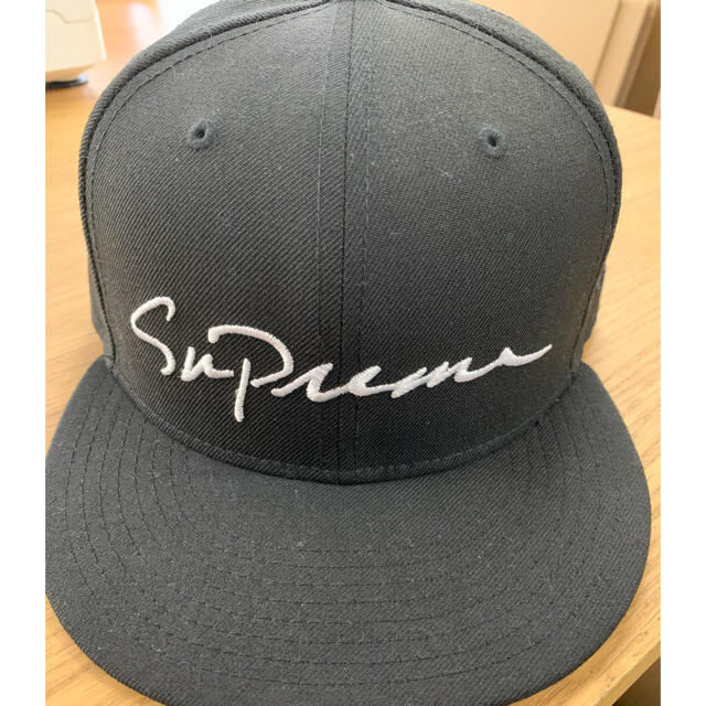 さち様supreme script new era cap 7 1/2 黒