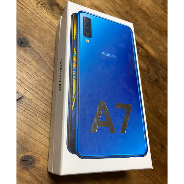 おまけ付き　Galaxy A7 ブルー 64 GB SIMフリー 2