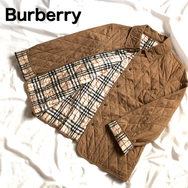 Burberry バーバリーロンドン キルティングジャケット ノバチェック ...
