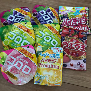 ユーハミカクトウ(UHA味覚糖)のコロロ　ハイチュウ　つぶグミ　8袋　お菓子まとめ売り(菓子/デザート)
