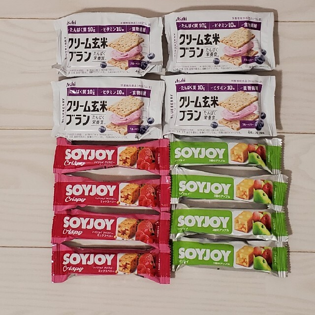 アサヒ(アサヒ)のクリーム玄米ブラン、SOYJOY 食品/飲料/酒の健康食品(その他)の商品写真