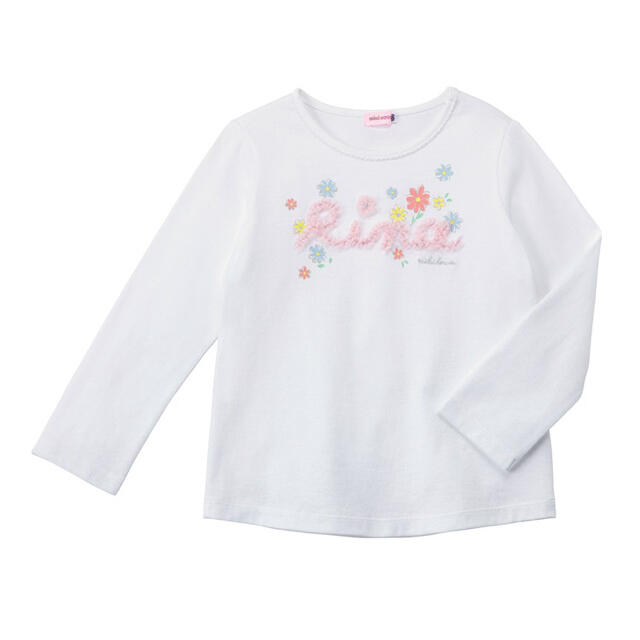 新品♡ミキハウス リーナちゃん 福袋 長袖Tシャツ 100 | フリマアプリ ラクマ ★ミキハウス★トレーナー★120★リーナちゃん★お花のワッペン★アイボリー日本製