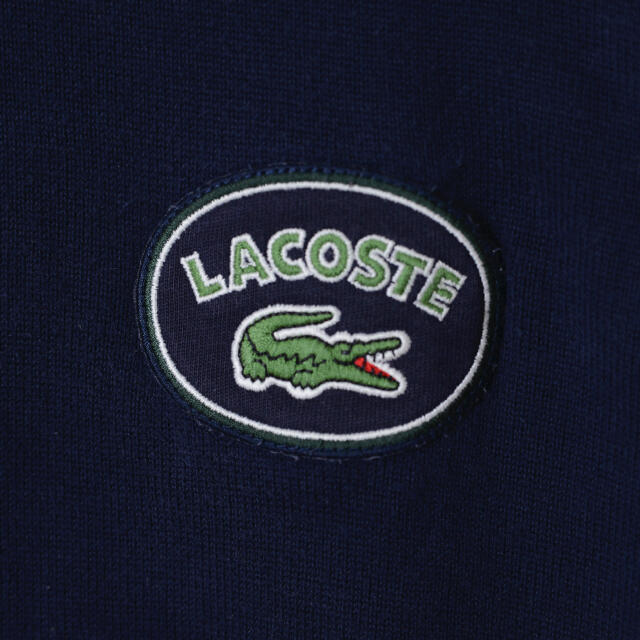 LACOSTE(ラコステ)のLACOSTE 値下げ　ラコステ ニット セーター ネイビー メンズのトップス(ニット/セーター)の商品写真