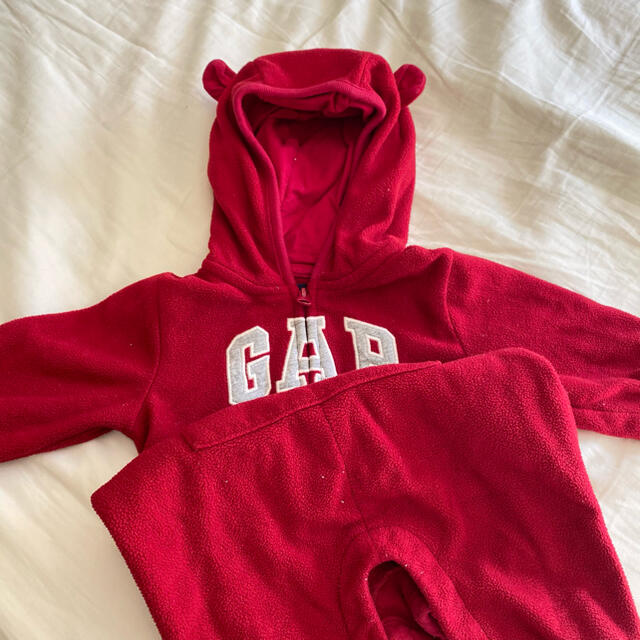 GAP(ギャップ)のオーバーオール　サロペット　6〜12ヶ月 キッズ/ベビー/マタニティのベビー服(~85cm)(ロンパース)の商品写真