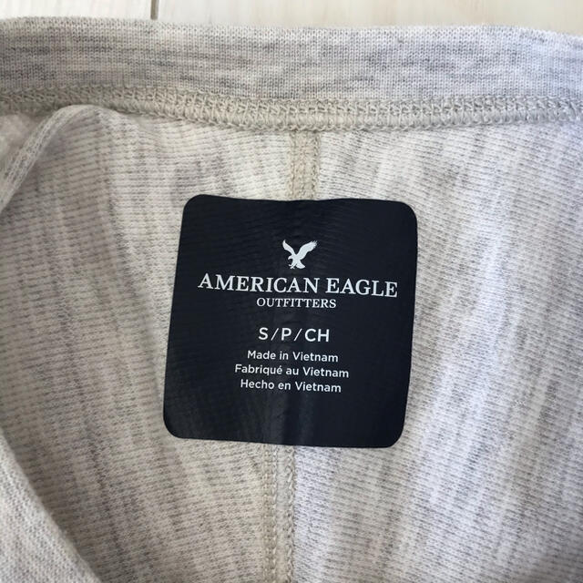 American Eagle(アメリカンイーグル)のZARA アメリカンイーグル　クールネックT 薄手ニット メンズのトップス(Tシャツ/カットソー(七分/長袖))の商品写真