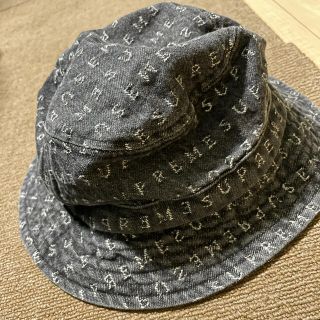 シュプリーム(Supreme)のsupreme Jacquard Logos Denim Crusher(ハット)