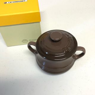 ルクルーゼ(LE CREUSET)のル・クルーゼ　スープボウル　セピア　新品(食器)