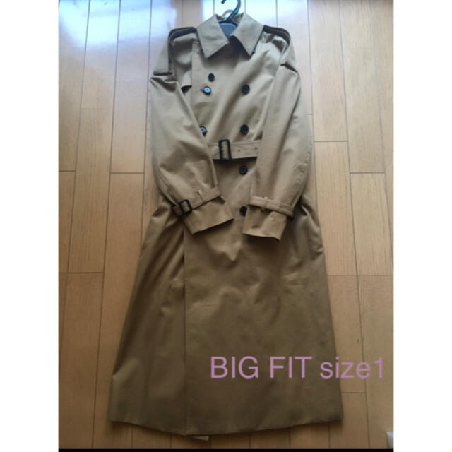 独特の素材 HYKE - 新品未使用 HYKE TRENCH COAT BIG FIT トレンチ