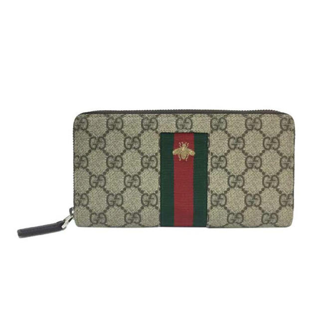 らくらくメ 新品未使用 GUCCI グッチ 長財布 蜂 ビー ラウンド