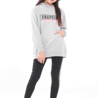 アナップ(ANAP)の新品 タグ付き アナップガール ANAPGIRL トレーナー パーカー M(Tシャツ/カットソー)